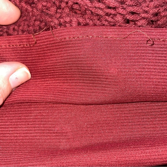 Vivienne Tam Vintage Skirt Women’s Medium Red Brown Lined Y2K Purple Label - Picture 7 of 10